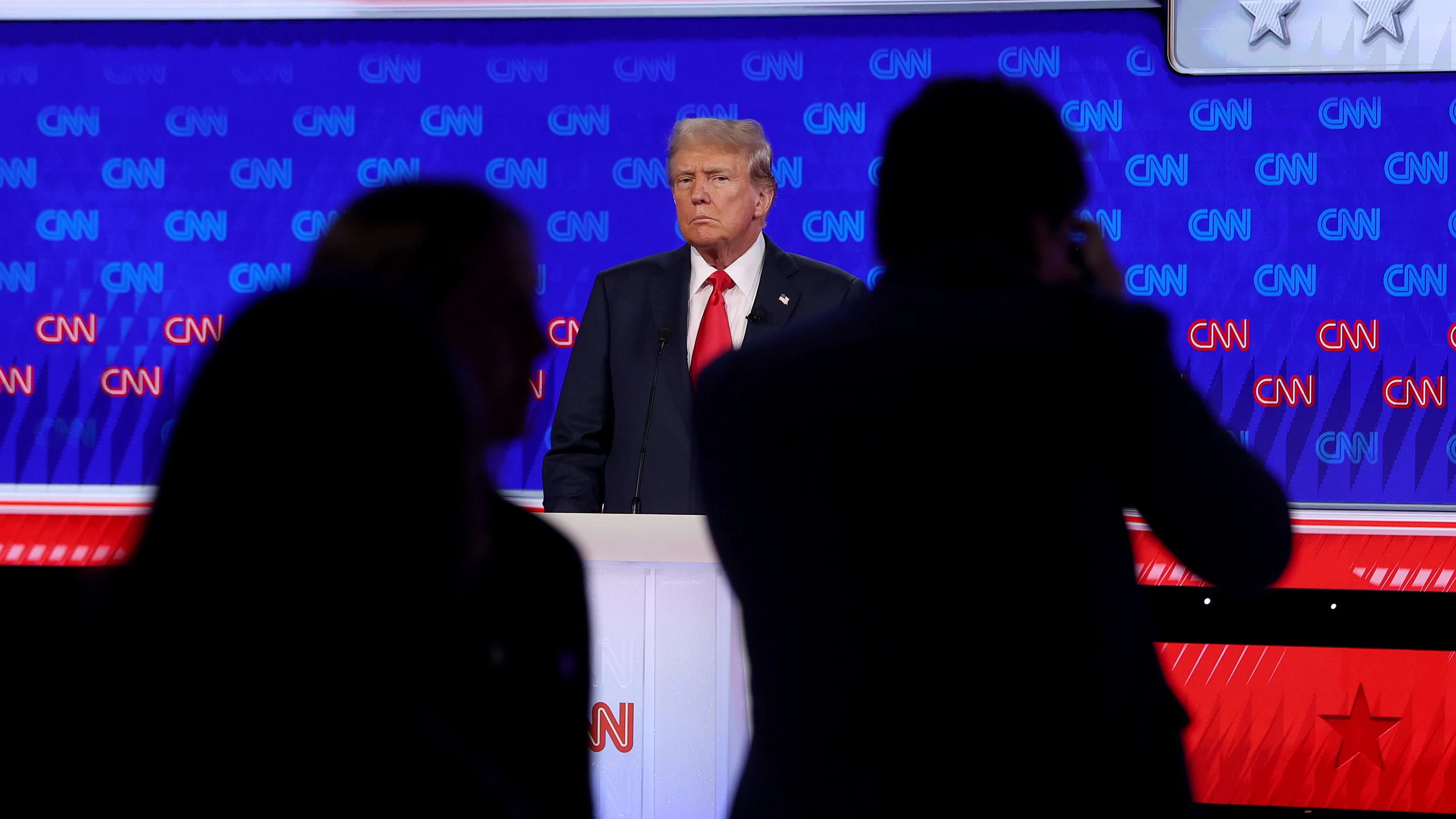 Donald Trump, durante su debate contra Joe Biden