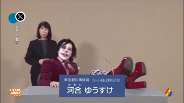 Las candidaturas más surrealistas a las elecciones de Tokio: el Joker y una señora desnuda