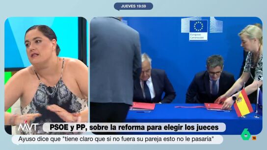 MVT - Loreto Ochando: "El PP firma la renovaci&oacute;n del Consejo General del Poder Judicial porque no le queda remedio"