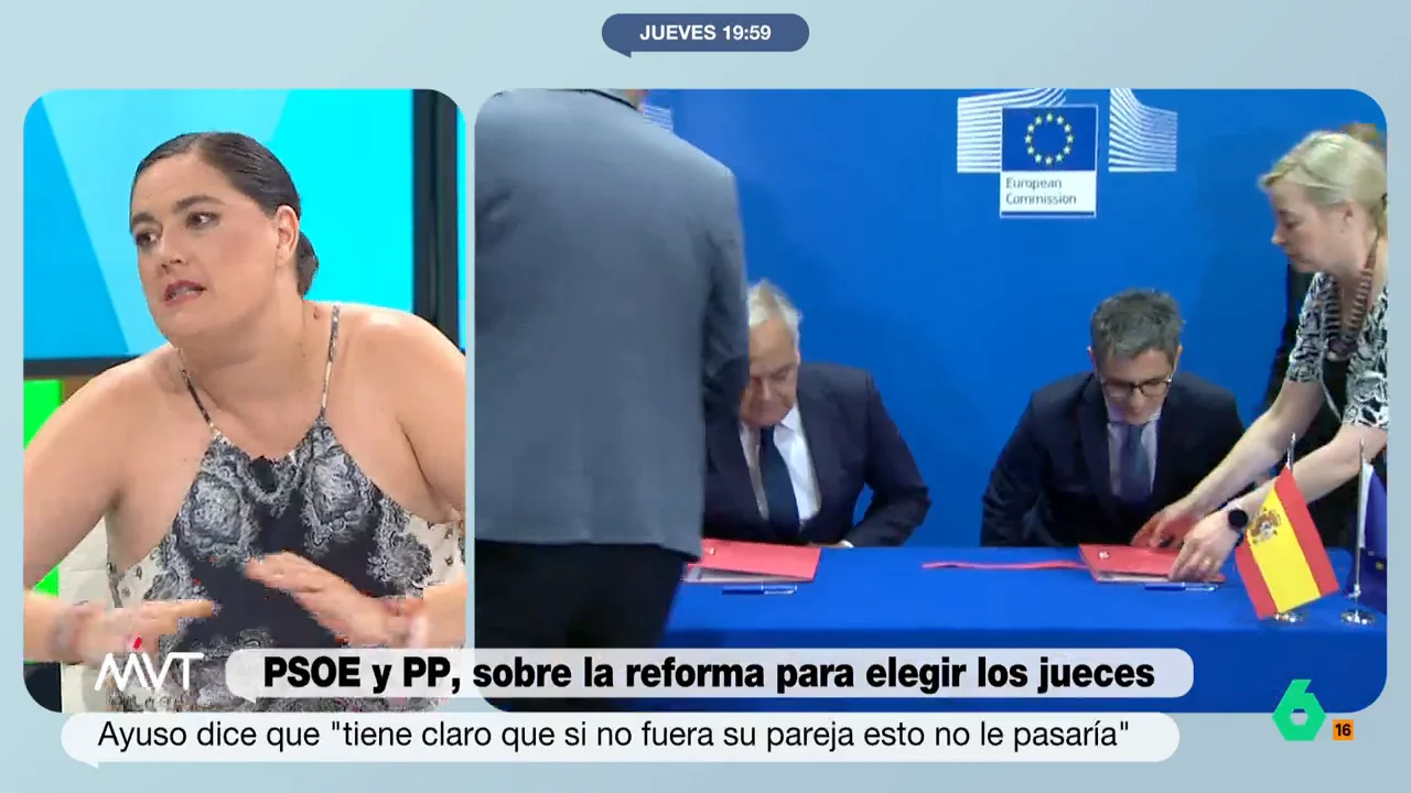 MVT - Loreto Ochando: "El PP firma la renovación del Consejo General del Poder Judicial porque no le queda remedio"