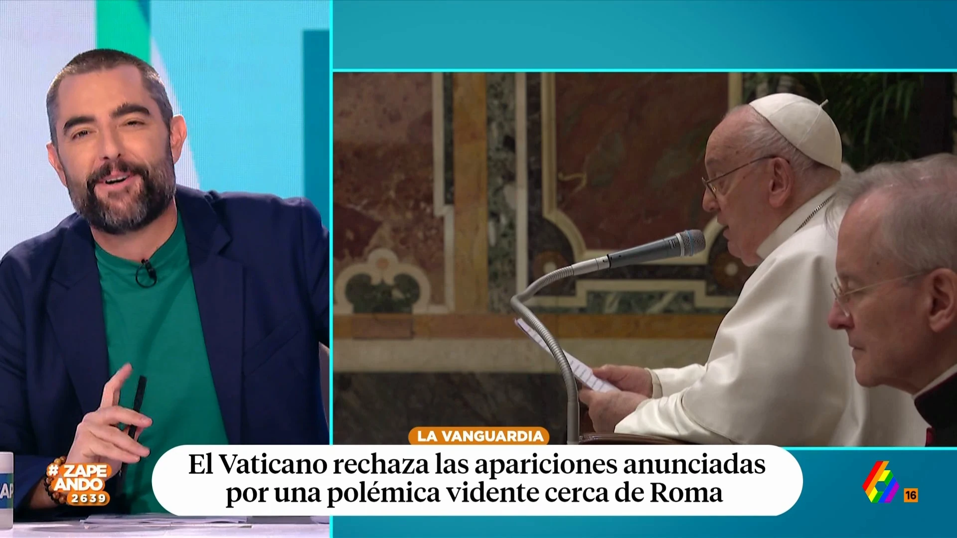 Dani Mateo habla de las apariciones de la Virgen a una vidente 