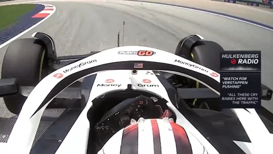 La dura radio de Hulkenberg en Austria La dura radio de Hulkenberg en Austria