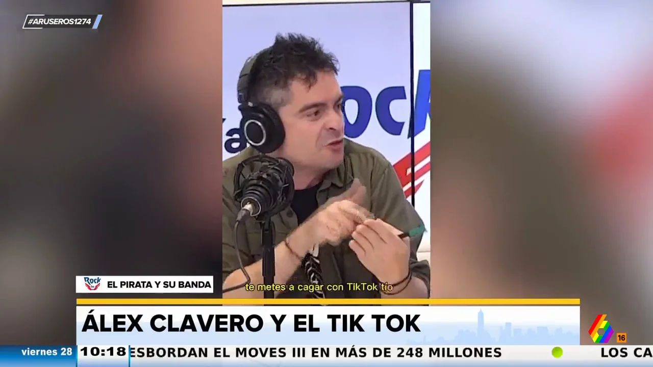 Alex Clavero, sobre TikTok: "Va todo tan rápido que debería llamarse TikTak"