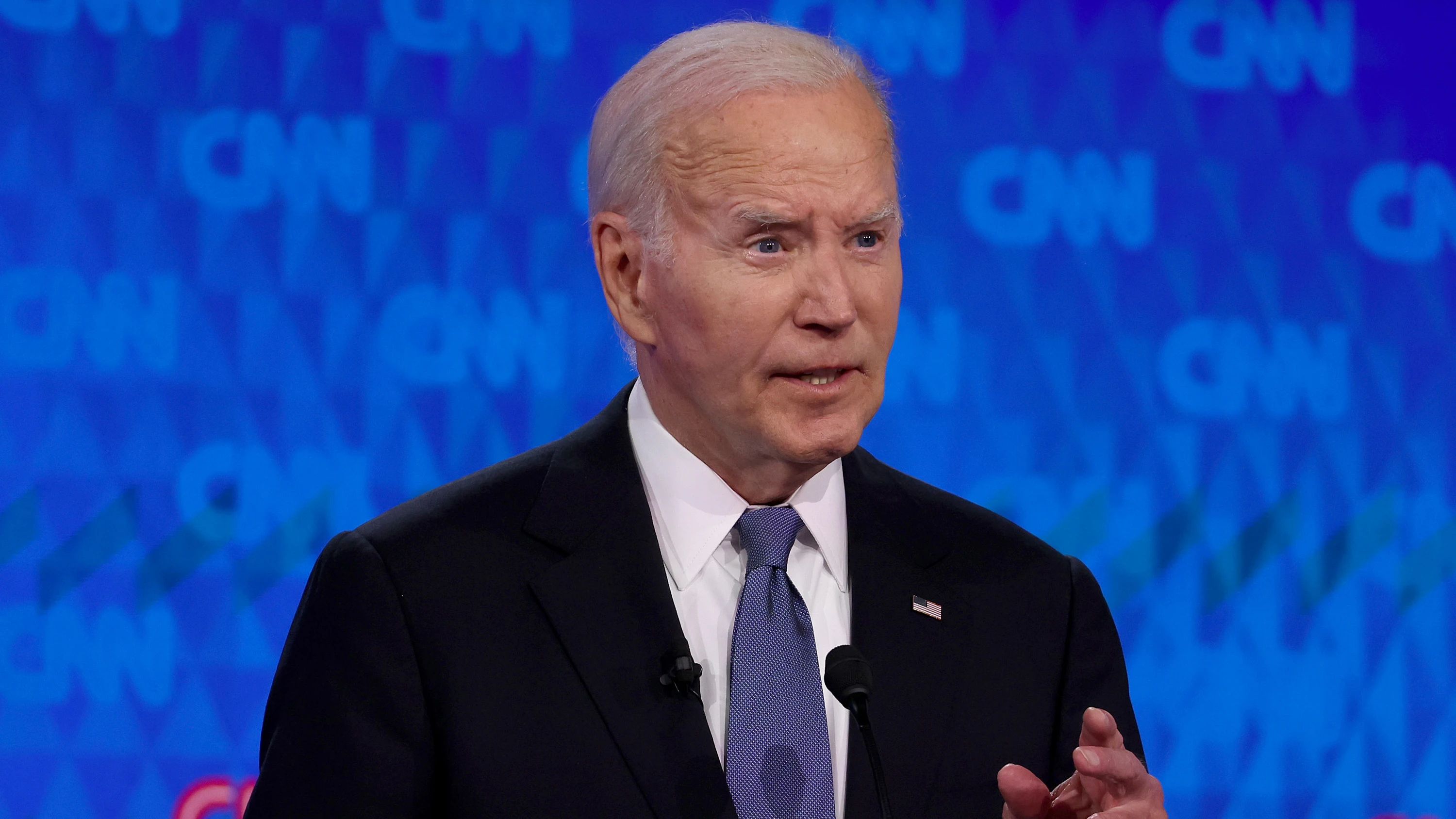 Joe Biden, durante su debate contra Donald Trump