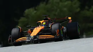 Oscar Piastri, en el McLaren