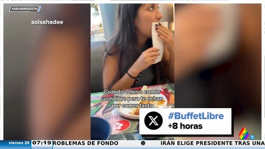 Echan a una pareja de un bufé libre por comer demasiado: " Es para gente normal, ¿pueden retirarse?" Echan a una pareja de un bufé libre por comer demasiado: " Es para gente normal, ¿pueden retirarse?"