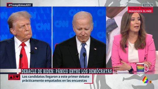 ARV Natalia Junquera desvela el pensamiento demócrata tras el debate de Joe Biden: "Fue doloroso de ver" ARV Natalia Junquera desvela el pensamiento demócrata tras el debate de Joe Biden: "Fue doloroso de ver"