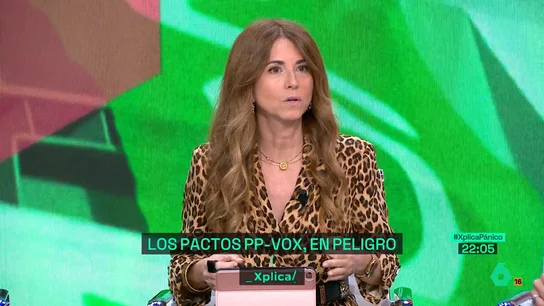XPLICA Esther Ruiz, tras la propuesta de Vox sobre los menores no acompañados: "Es lo más antipatriota, cuando Abascal se rompe la camisa con la bandera..." XPLICA Esther Ruiz, tras la propuesta de Vox sobre los menores no acompañados: "Es lo más antipatriota, cuando Abascal se rompe la camisa con la bandera..."