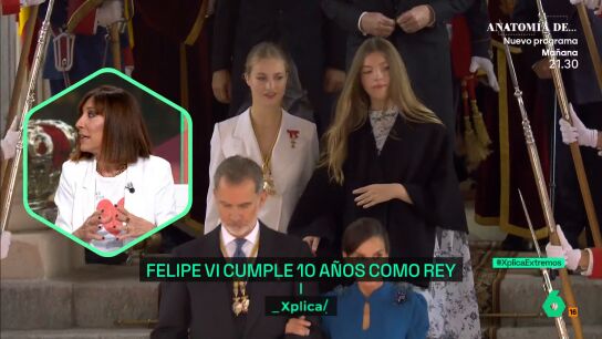 Carmen Ro identifica las distintas fases del reinado Felipe VI: "Est&aacute; en la del futuro que es el reinado de su hija"