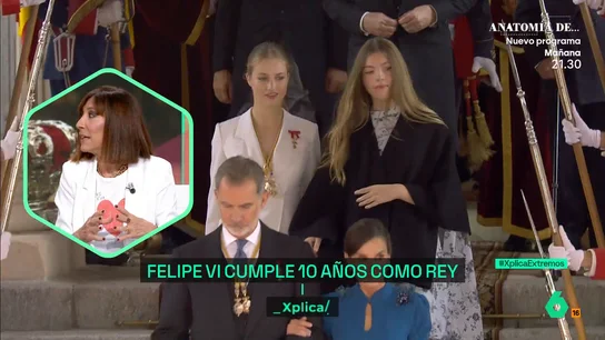 Carmen Ro identifica las distintas fases del reinado Felipe VI: "Está en la del futuro que es el reinado de su hija" Carmen Ro identifica las distintas fases del reinado Felipe VI: "Está en la del futuro que es el reinado de su hija"