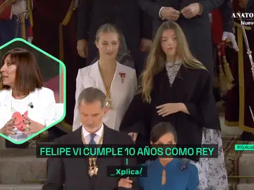 Carmen Ro identifica las distintas fases del reinado Felipe VI: &quot;Está en la del futuro que es el reinado de su hija&quot;