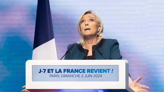 La ultraderechista Marine Le Pen La ultraderechista Marine Le Pen