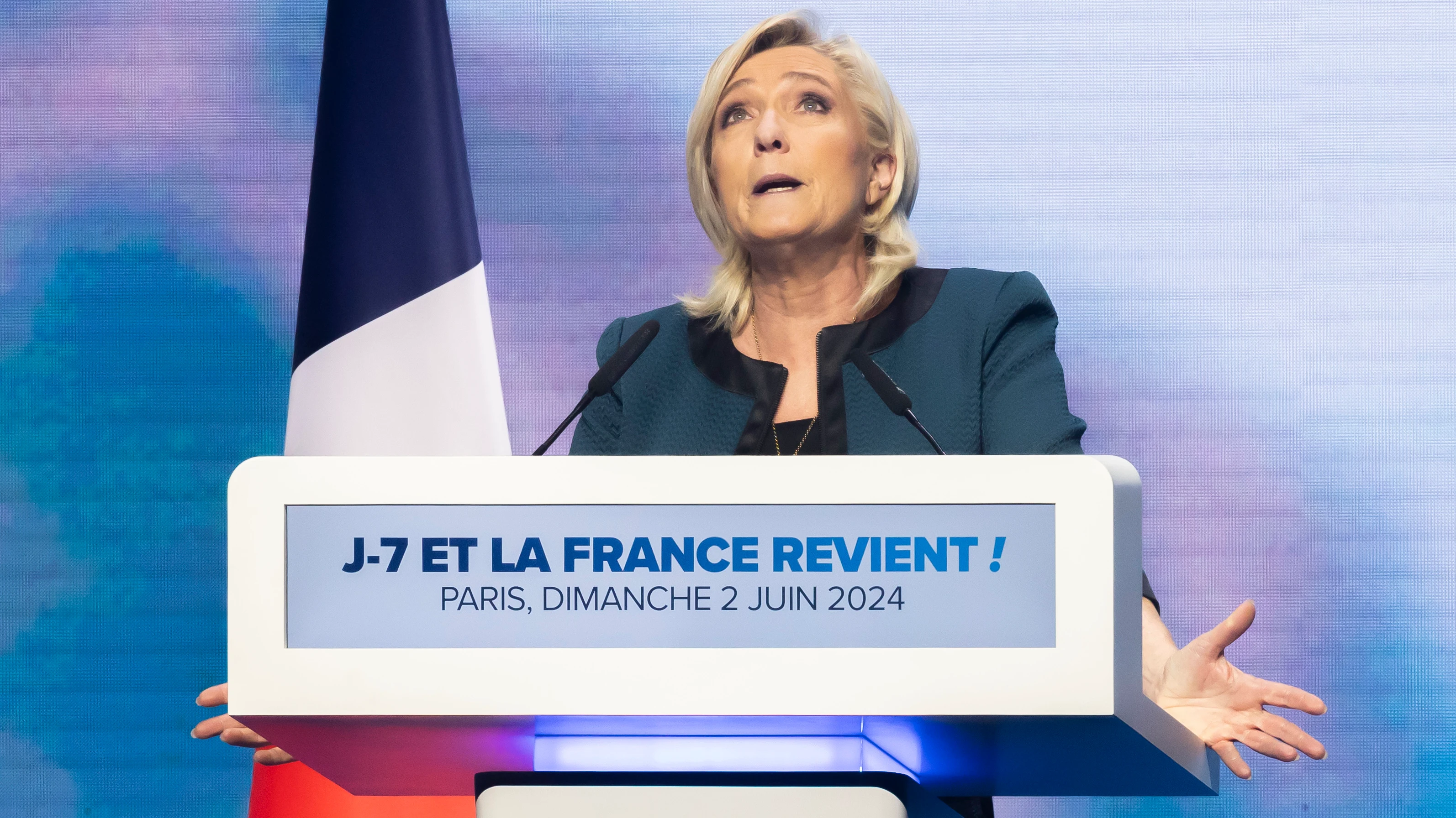 La ultraderechista Marine Le Pen