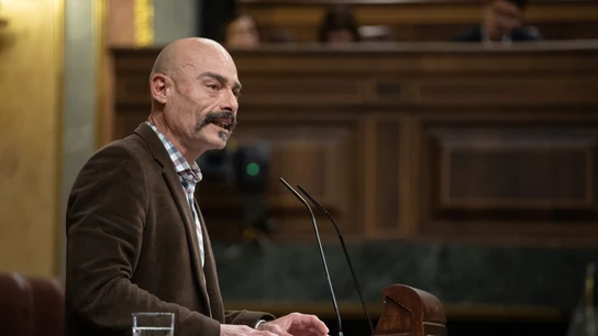 El diputado nacional de Sumar por Alicante Txema Guijarro, interviene durante una sesión plenaria, en el Congreso de los Diputados El diputado nacional de Sumar por Alicante Txema Guijarro, interviene durante una sesión plenaria, en el Congreso de los Diputados