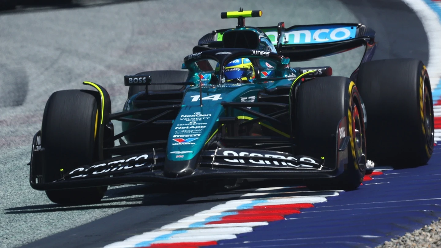 Fernando Alonso, en el AMR24 Fernando Alonso, en el AMR24