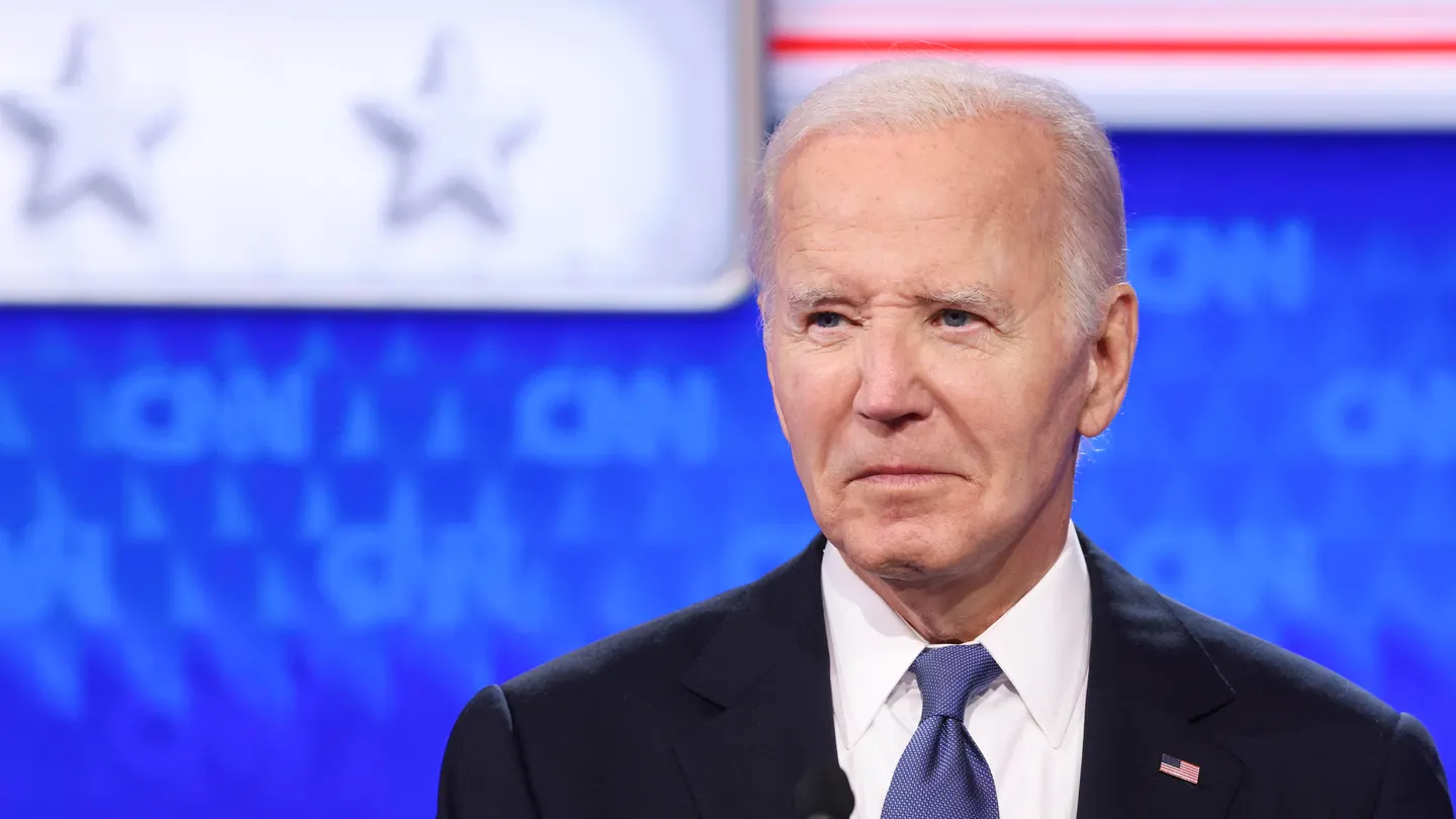 Joe Biden durante su debate contra Trump Joe Biden durante su debate contra Trump
