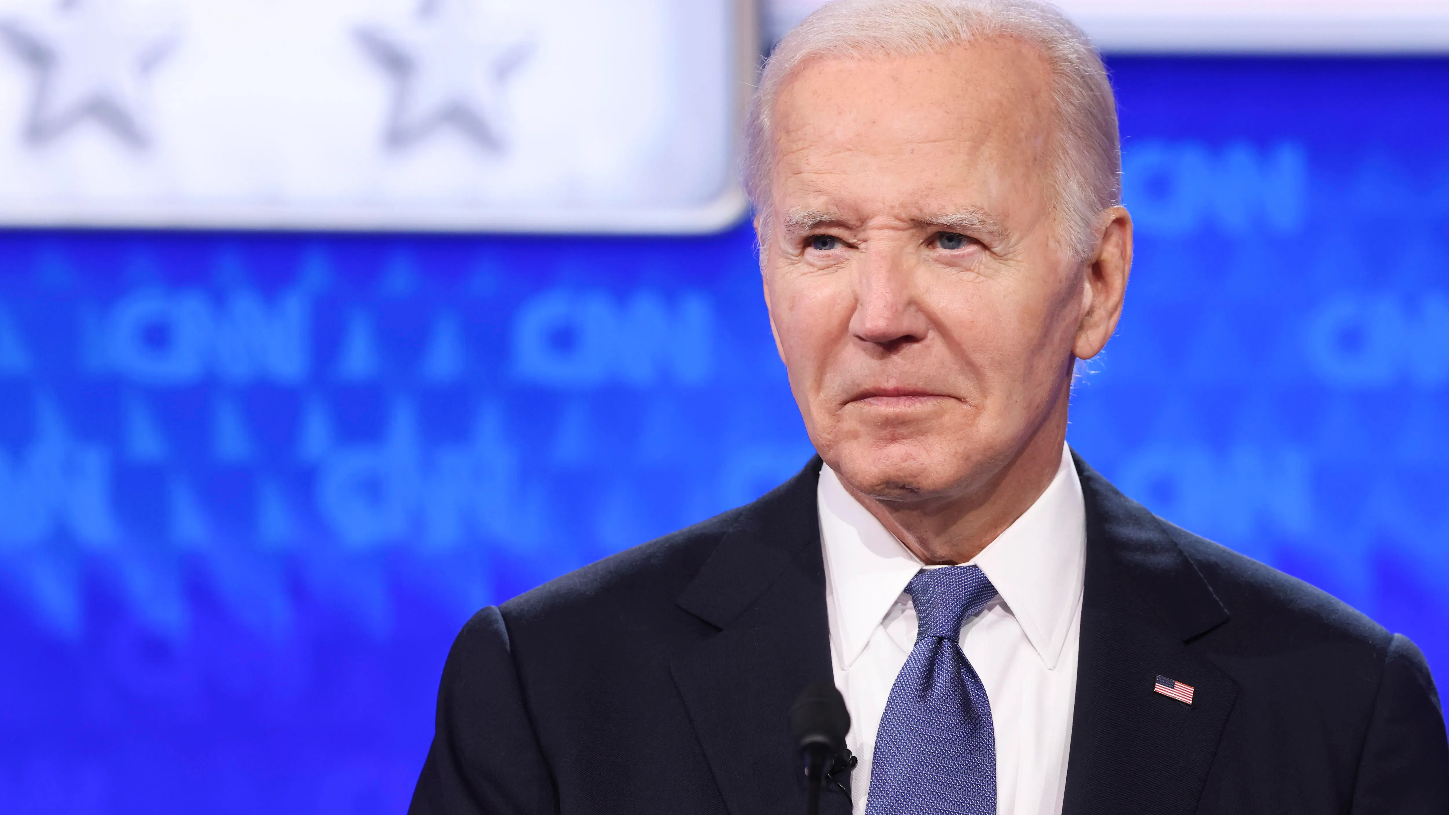 Joe Biden durante su debate contra Trump