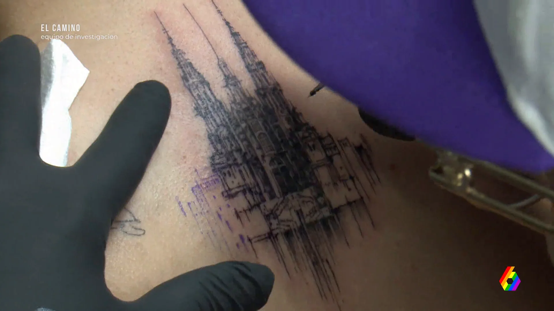 Tatuaje de la Catedral de Santiago