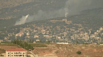 Una zona del Líbano atacada por Israel