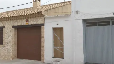 Lugar del crimen machista en Las Pedroñeras, Cuenca