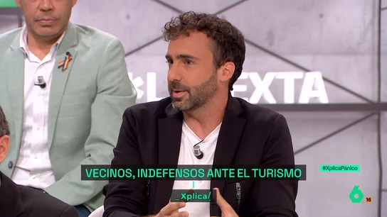 XPLICA Alberto Sotillos, sobre el turismo masivo: "Es más fácil que podamos pasar una noche en cualquier ciudad del mundo que poder vivir en nuestro barrio" XPLICA Alberto Sotillos, sobre el turismo masivo: "Es más fácil que podamos pasar una noche en cualquier ciudad del mundo que poder vivir en nuestro barrio"