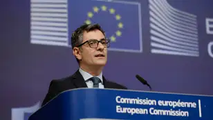 El ministro Félix Bolaños, en la Comisión Europea tras el acuerdo alcanzado con el PP para renovar el CGPJ