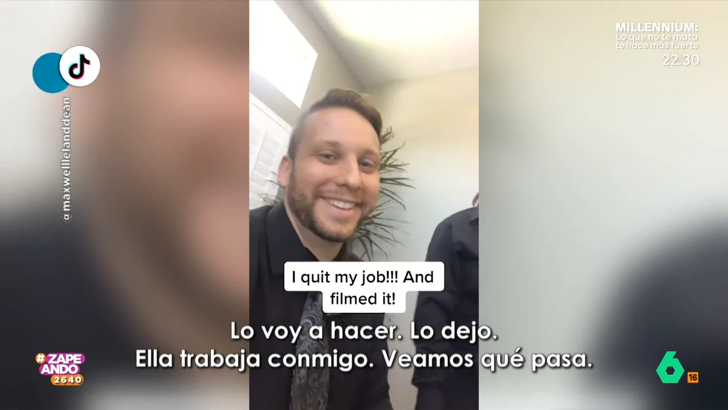 La última tendencia entre los jóvenes en redes sociales: los 'quit toks' o grabar como renuncian a su empleo Graban un vídeo como abandonan su empleo así como los motivos que les han empujado a ello