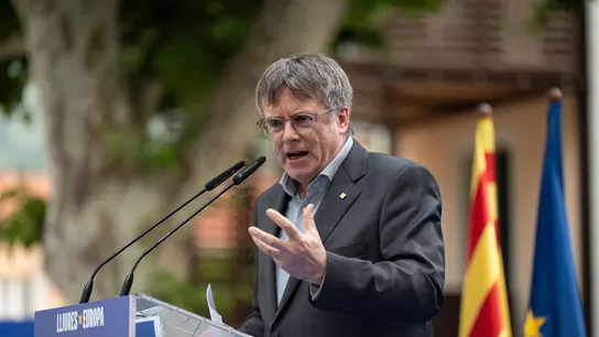 El expresidente de la Generalitat, Carles Puigdemont, en una foto de archivo El expresidente de la Generalitat, Carles Puigdemont, en una foto de archivo