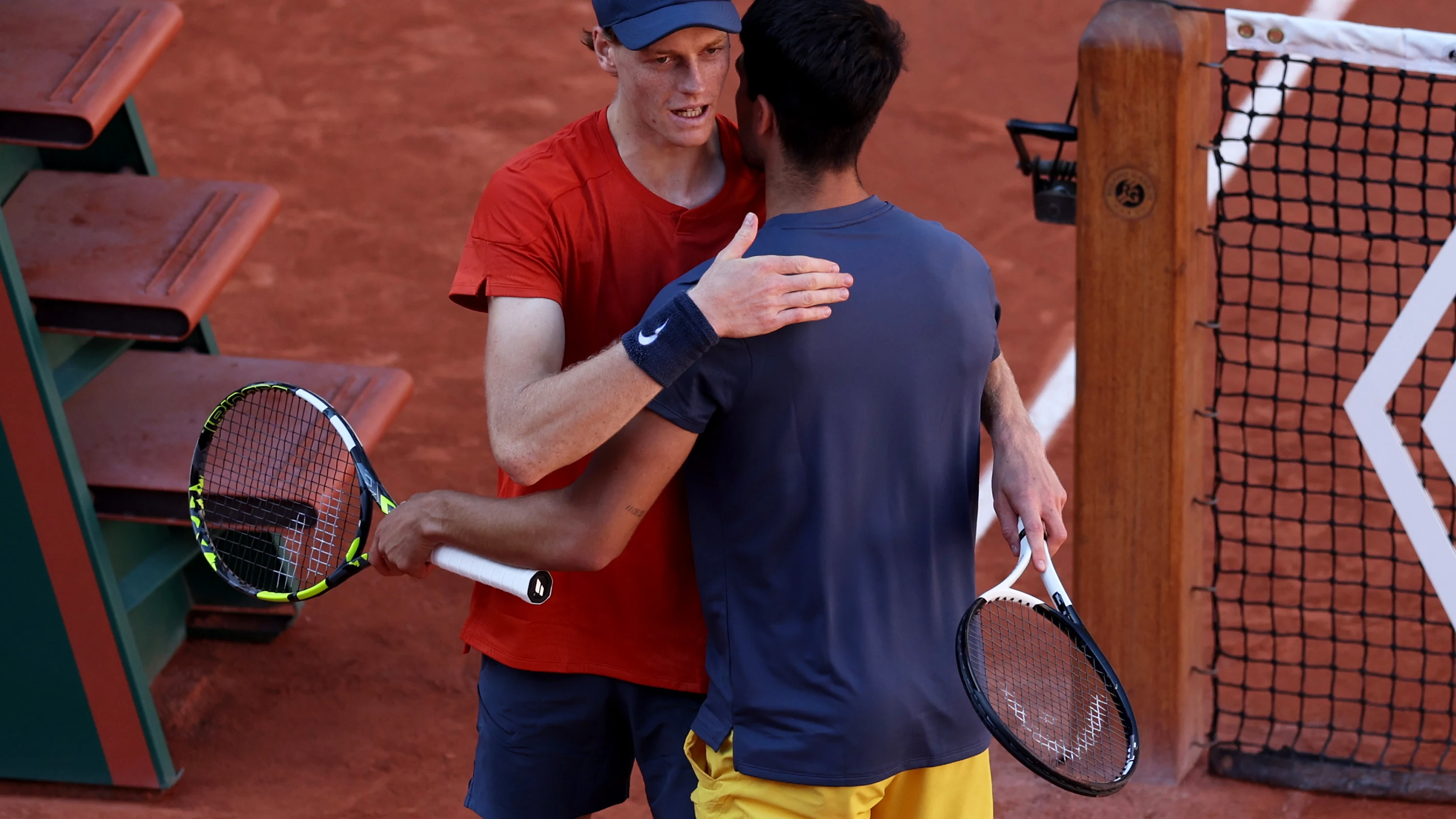 Jannik Sinner y Carlos Alcaraz