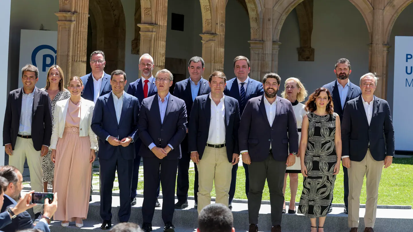 Acto del PP en Salamanca, "Por una EBAU común". Acto del PP en Salamanca, "Por una EBAU común".