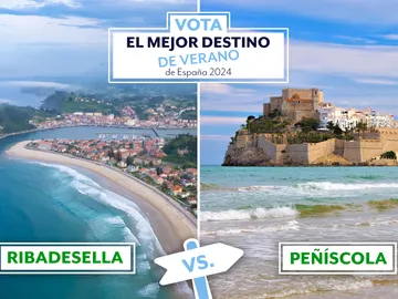Ribadesella vs Peñíscola en el concurso al mejor destino de verano de España 2024 Ribadesella vs Peñíscola en el concurso al mejor destino de verano de España 2024