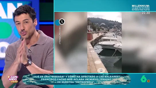 Francisco Cacho explica qué es la 'rissaga' y cómo afecta a las Islas Baleares Francisco Cacho explica qué es la 'rissaga' y cómo afecta a las Islas Baleares