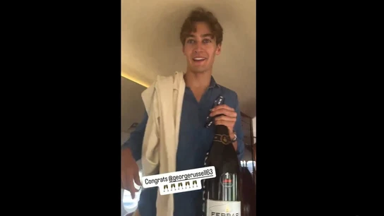 Russell, de celebración Russell, de celebración