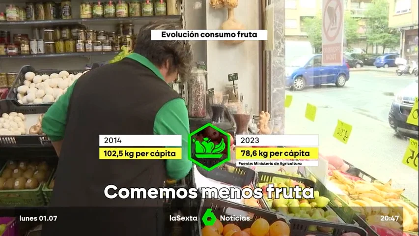 fruta consumo 