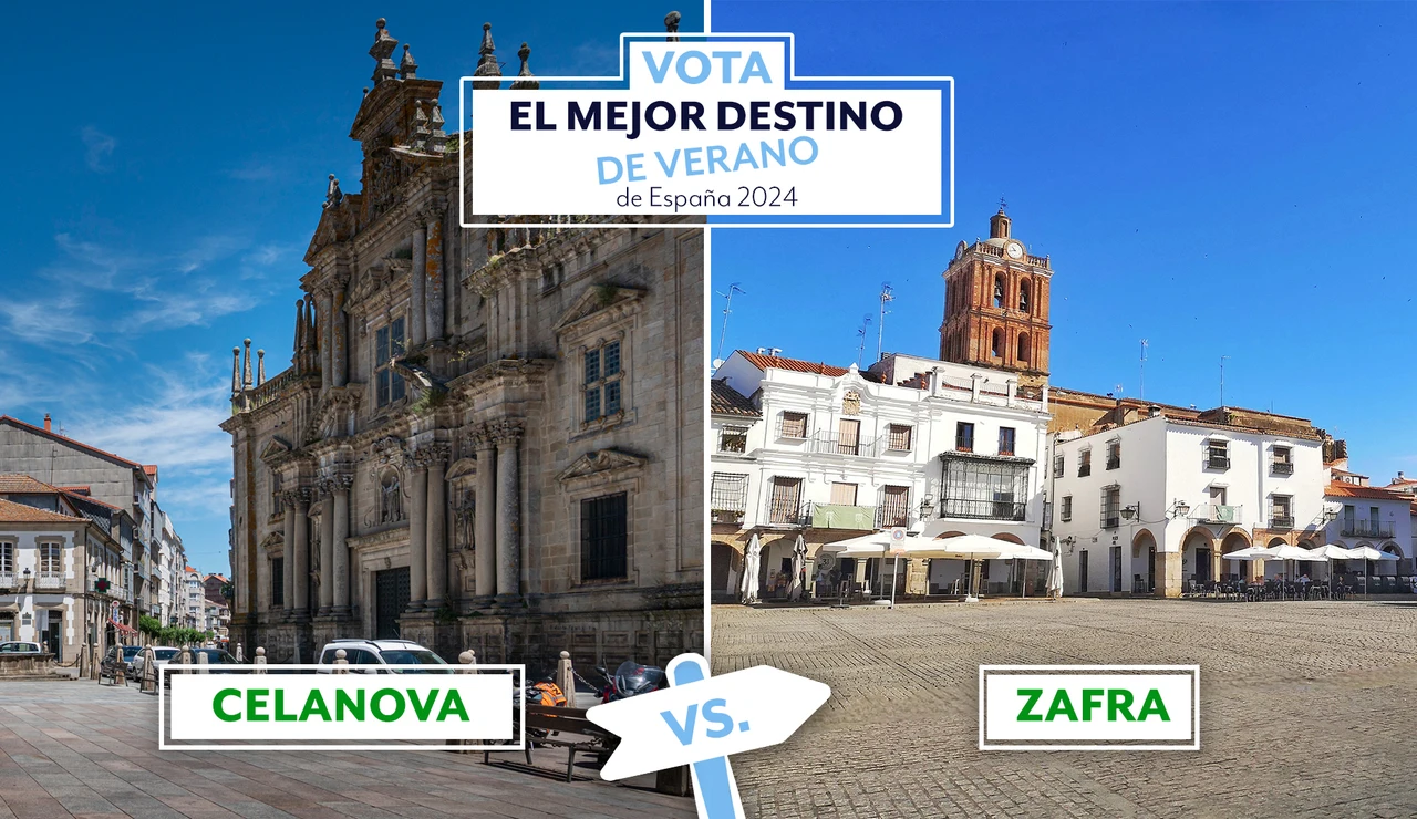 Celanova vs Zafra en el concurso al mejor destino de verano de España 2024