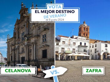 Celanova vs Zafra en el concurso al mejor destino de verano de España 2024