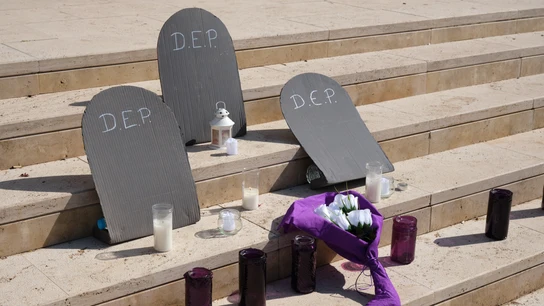 Un homenaje a las víctimas en el Ayuntamiento de Las Pedroñeras, a 30 de junio de 2024, en Las Pedroñeras, Cuenca, Castilla-La Mancha (España). Un homenaje a las víctimas en el Ayuntamiento de Las Pedroñeras, a 30 de junio de 2024, en Las Pedroñeras, Cuenca, Castilla-La Mancha (España).