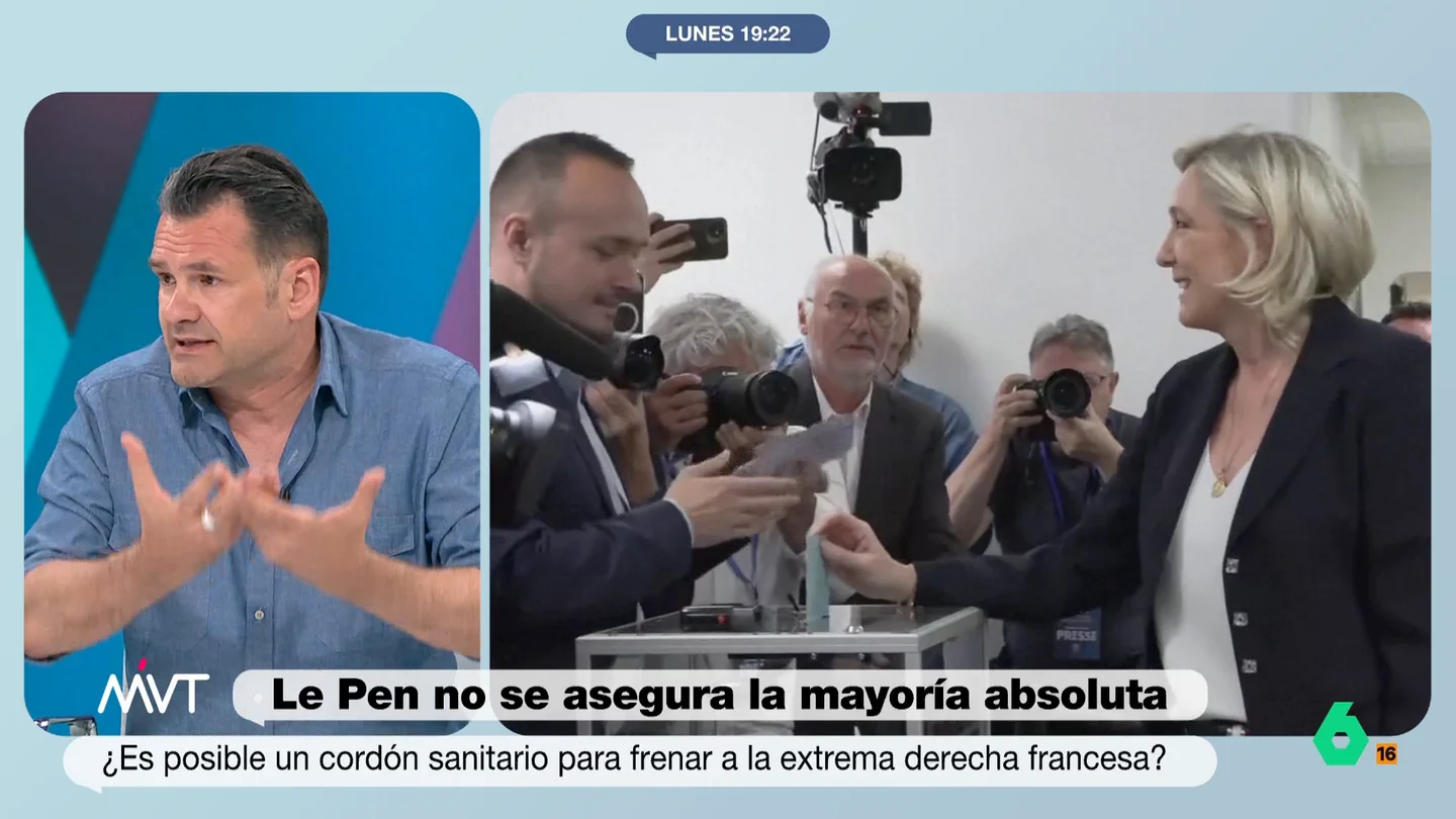Iñaki López desmonta a la extrema derecha: "Instituciones bolcheviques como el Banco de España dicen que hacen falta inmigrantes" "Los populismos siempre acaban buscando enemigos sobre todo en el exterior, y son los inmigrantes", afirma Iñaki López en este vídeo donde reflexiona sobre la victoria de la extrema derecha de Le Pen en la primera vuelta de las elecciones francesas.