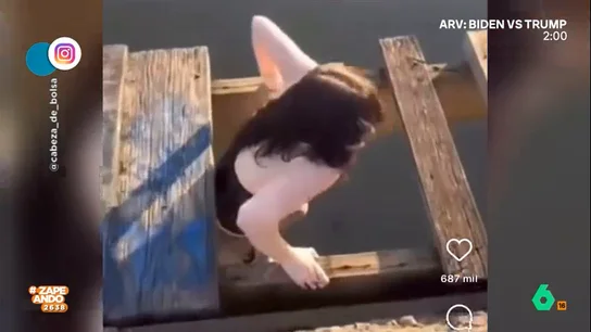 El paseo salió muy caro: termina cayendo a un río sin que su acompañante pueda hacer nada Se cae a un río mientras pasea