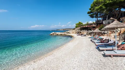 Playa de Ksamil, en Albania