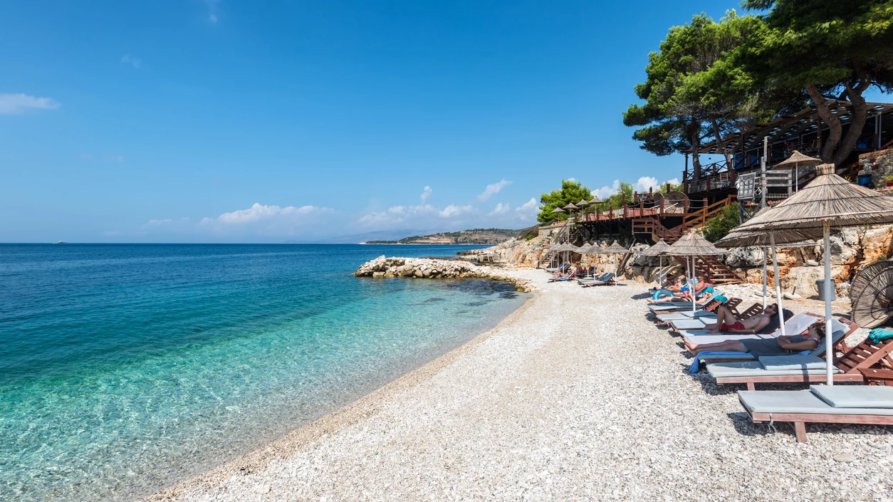Playa de Ksamil, en Albania