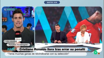 Iñaki López 'corrige' ante Edu Aguirre sobre Cristiano Ronaldo