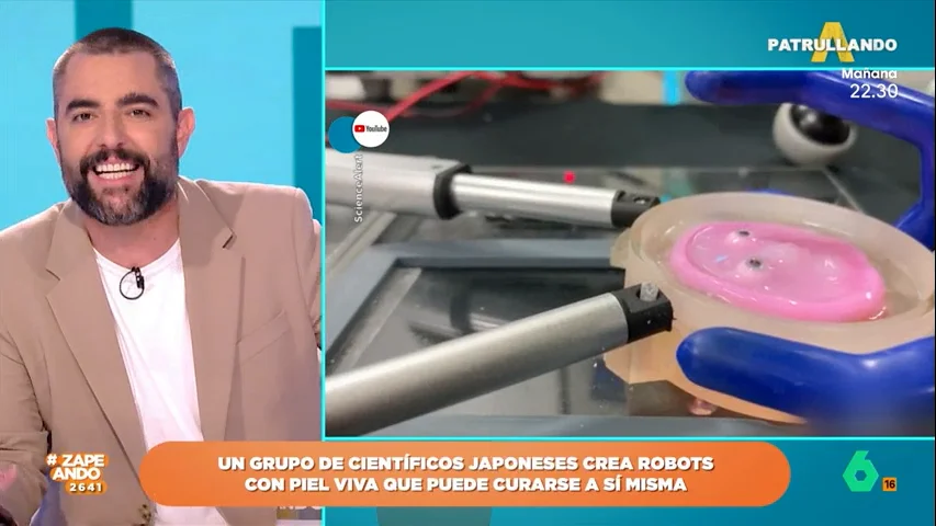 Dani Mateo alucina con los nuevos robots japoneses: "Parece una loncha de chóped sonriéndote"