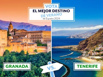 Granada vs Tenerife en la votación al mejor destino de verano de España 2024