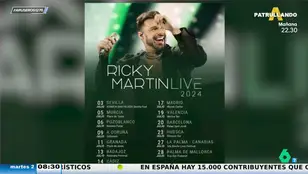 Ricky Martin ya está en Sevilla para comenzar su gira por España