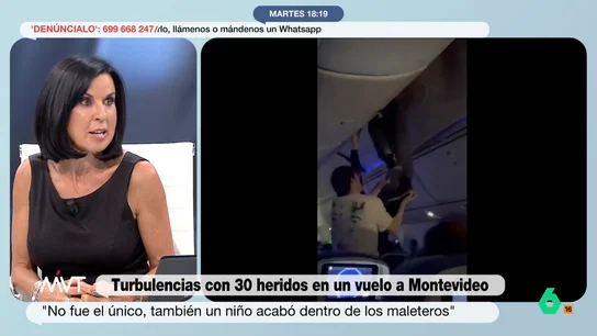 ¿Se pueden pedir indemnizaciones por daños por turbulencias? Bea de Vicente explica en qué casos es posible reclamar A propósito del vuelo a Montevideo en el que 30 personas han resultado heridas, Beatriz de Vicente analiza en este vídeo si podrían reclamar una indemnización y asegura que ha visto "algunas sentencias" en casos determinados.