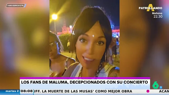 Maluma decepciona a sus fans tras dar un concierto de menos de una hora en Sevilla Maluma decepciona a sus fans tras dar un concierto de menos de una hora en Sevilla