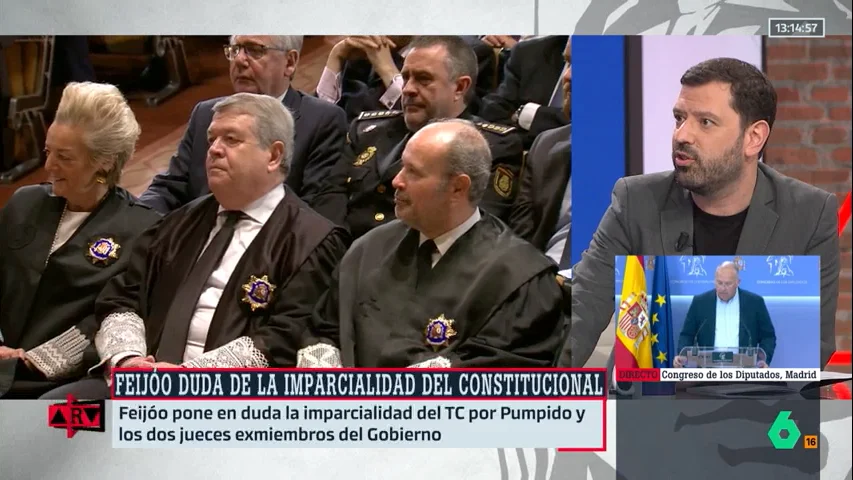 Valdivia, tras dudar Feijóo del Constitucional: "No hay mayor ataque a los jueces que criticar así al máximo galante de la Constitución"