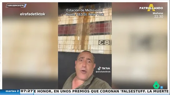 El vídeo viral de un tiktoker que muestra cómo está el Metro en Nueva York: "Enseño la realidad" El vídeo viral de un tiktoker que muestra cómo está el Metro en Nueva York: "Enseño la realidad"