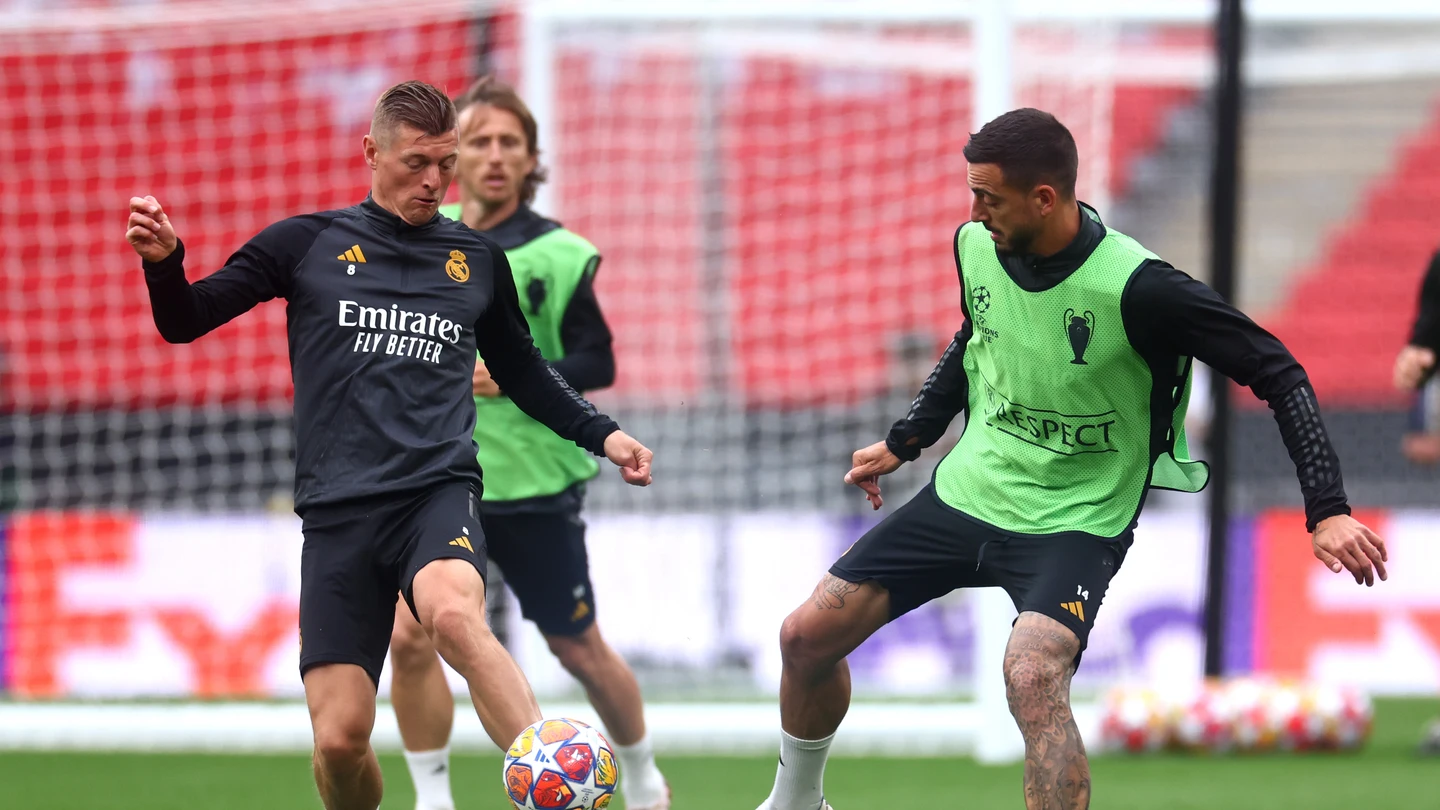 Toni Kroos y Joselu en el Real Madrid Toni Kroos y Joselu en el Real Madrid